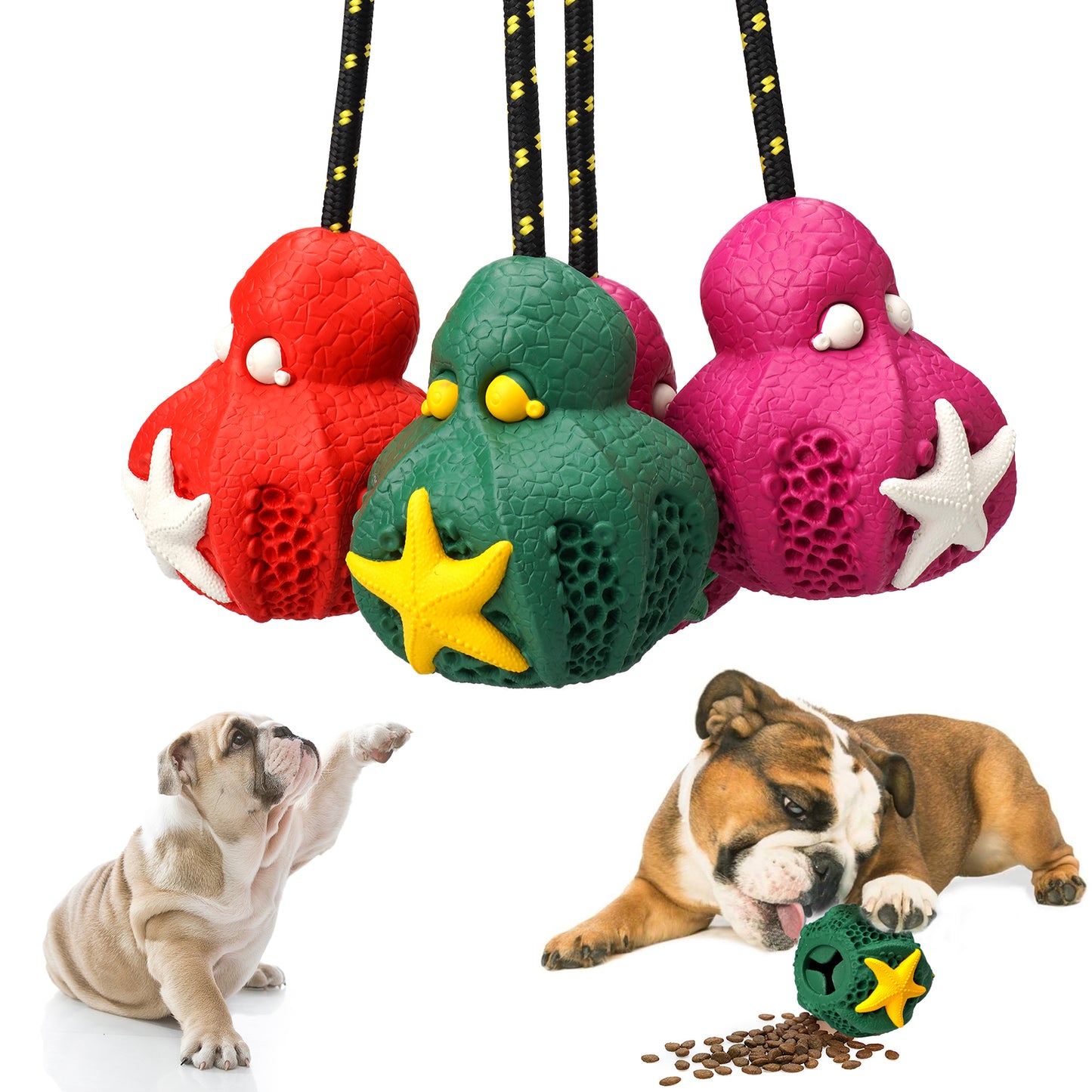 PETOPIA Ultra Tough Dog Toy Reef Octopus