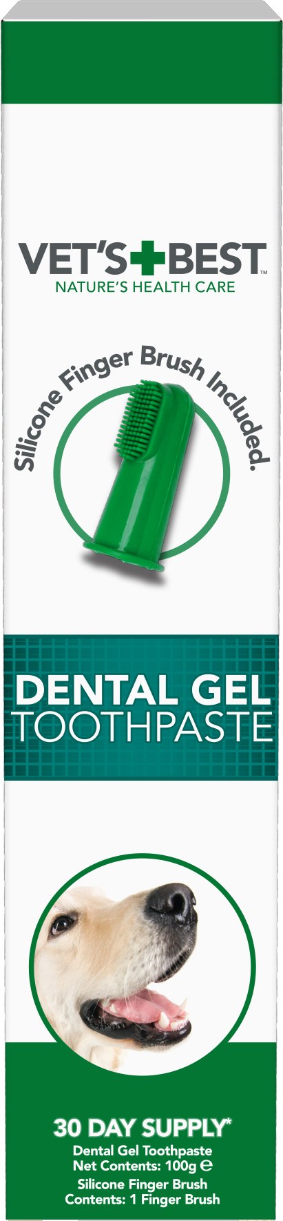 VET'S BEST Dental Gel Toothpaste for Dogs