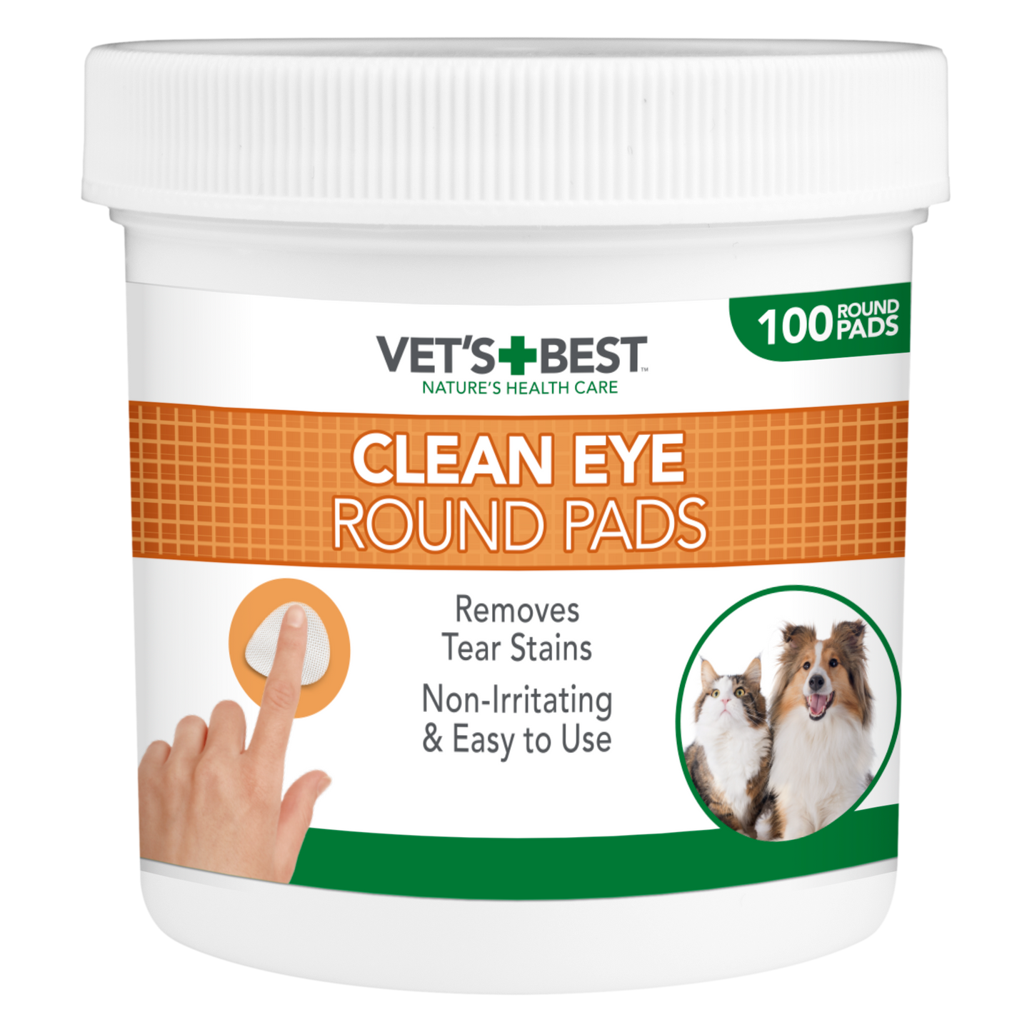 VET'S BEST Clean Eye Round Pads