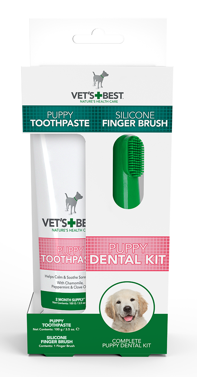 VET'S BEST Dental Care Kit For Puppies