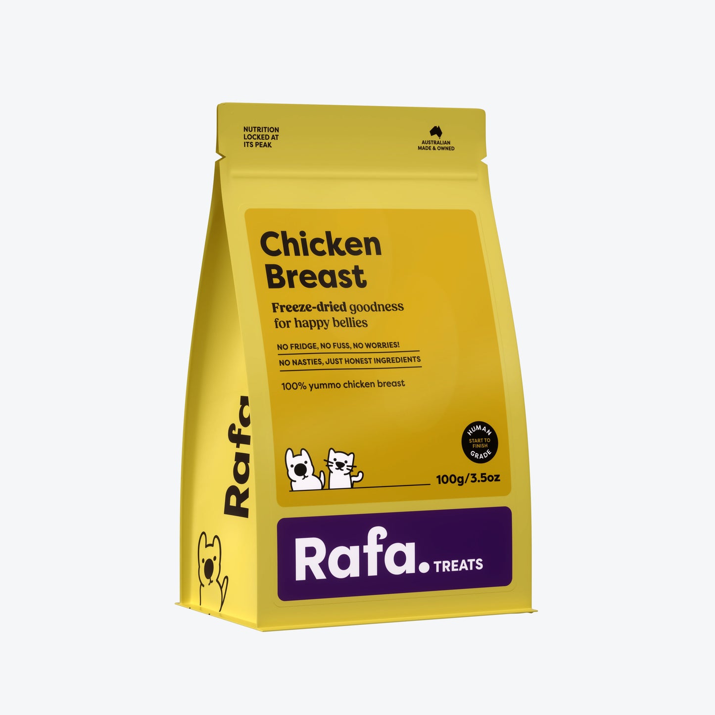 RAFA Raw Freeze-Dried Treats | Human-Grade Chicken Breast