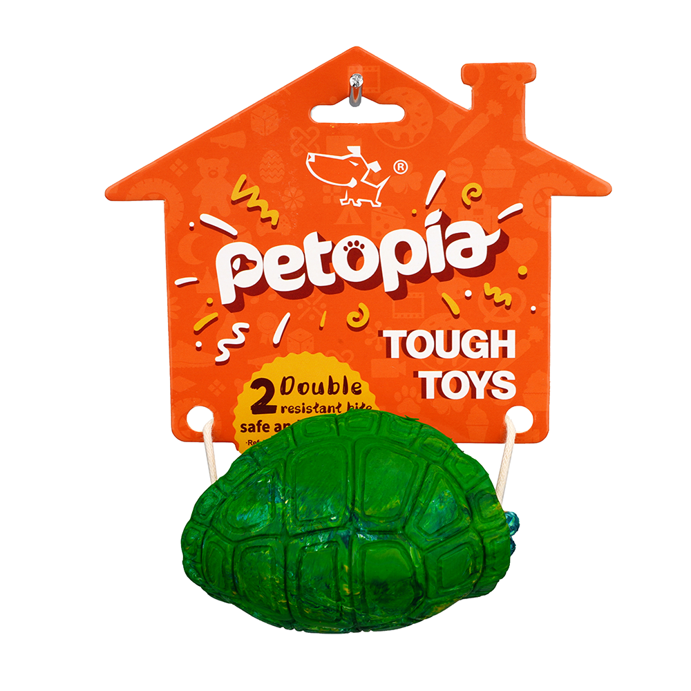 PETOPIA Ultra Tough Dog Toy Titan Turtle