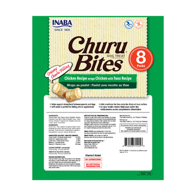 INABA Dog Churu Bites Chicken Wraps with Tuna Recipe 96G
