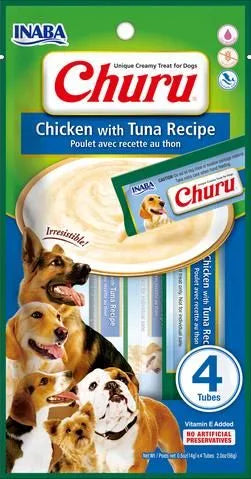INABA Dog Churu Chicken with Tuna Recipe 56G