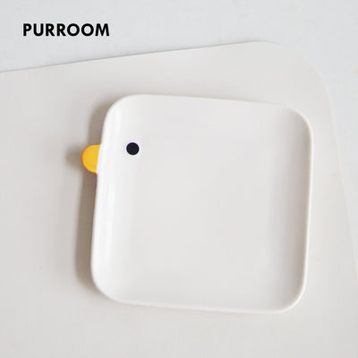PURROOM Ceramic Dinning Plate - Square