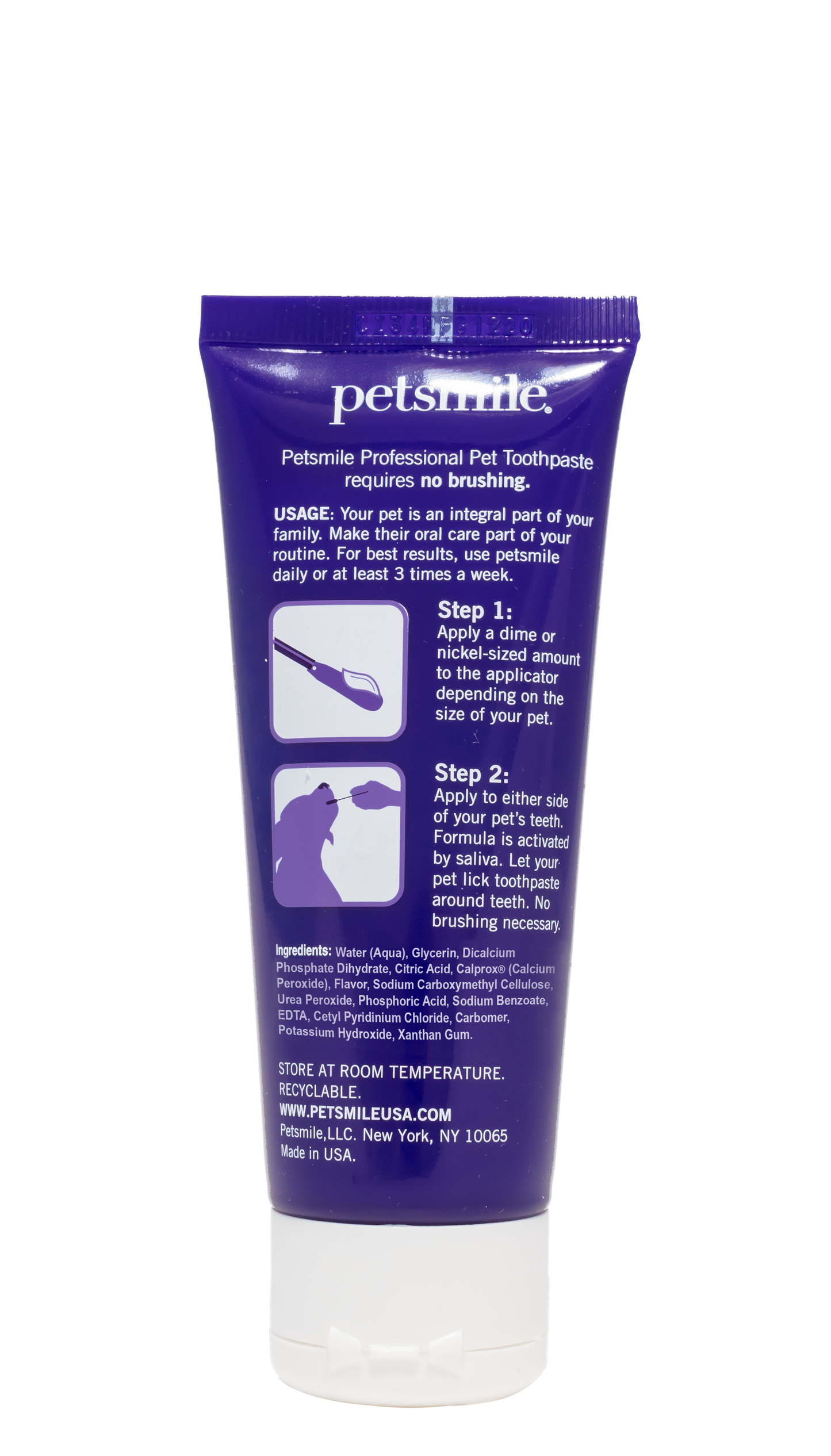 PETSMILE Professional Pet Toothpaste - London Broil Flavor - Small