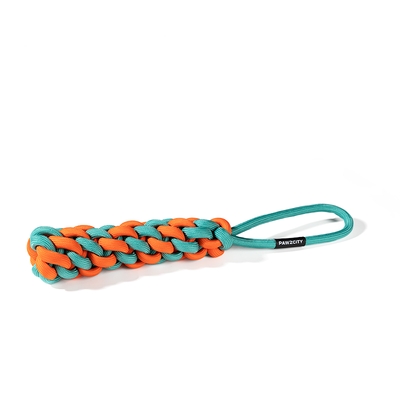 PAWZCITY Interactive Rope Stick With Loop - Rockmelon