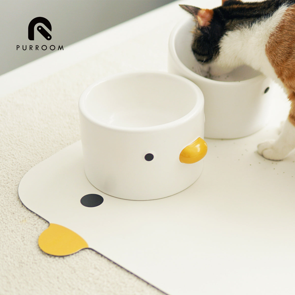 PURROOM Meal Mat - Chick Medium