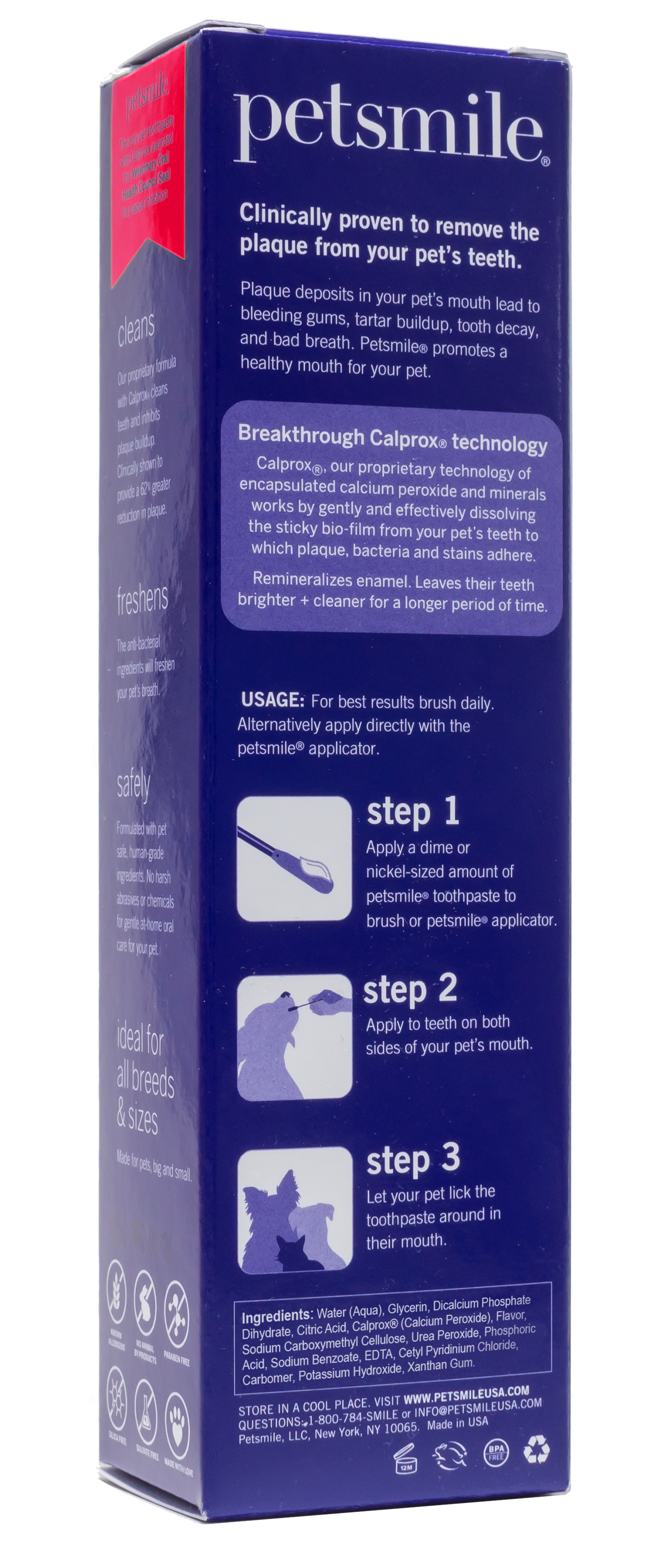 PETSMILE Professional Pet Toothpaste - Rotisserie Chicken Flavor - Large