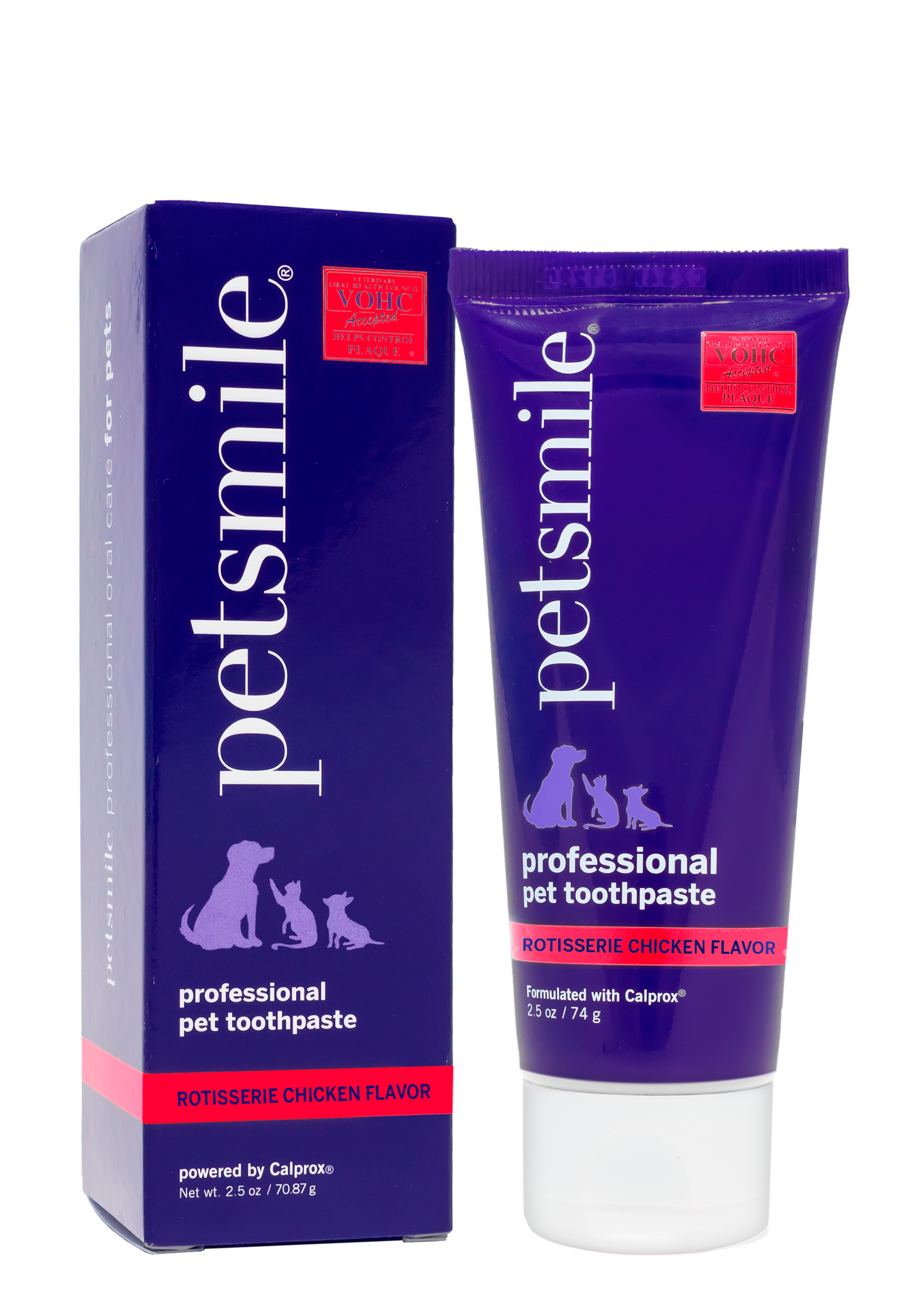 PETSMILE Professional Pet Toothpaste - Rotisserie Chicken Flavor - Small