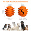 PETOPIA Ultra Tough Dog Toy Zesty Orange