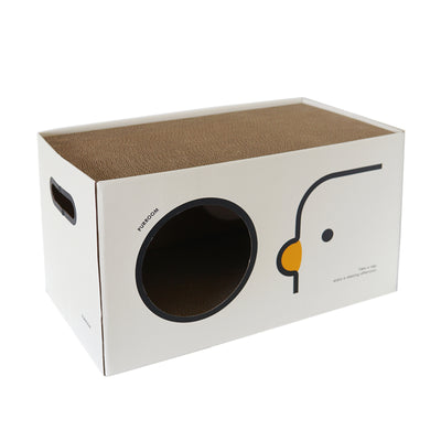 PURROOM Cat House - Rectangle Double Scratching Boards