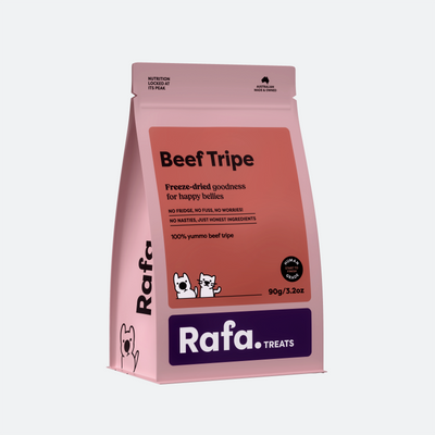 RAFA Raw Freeze-Dried Treats | Human-Grade Beef Tripe