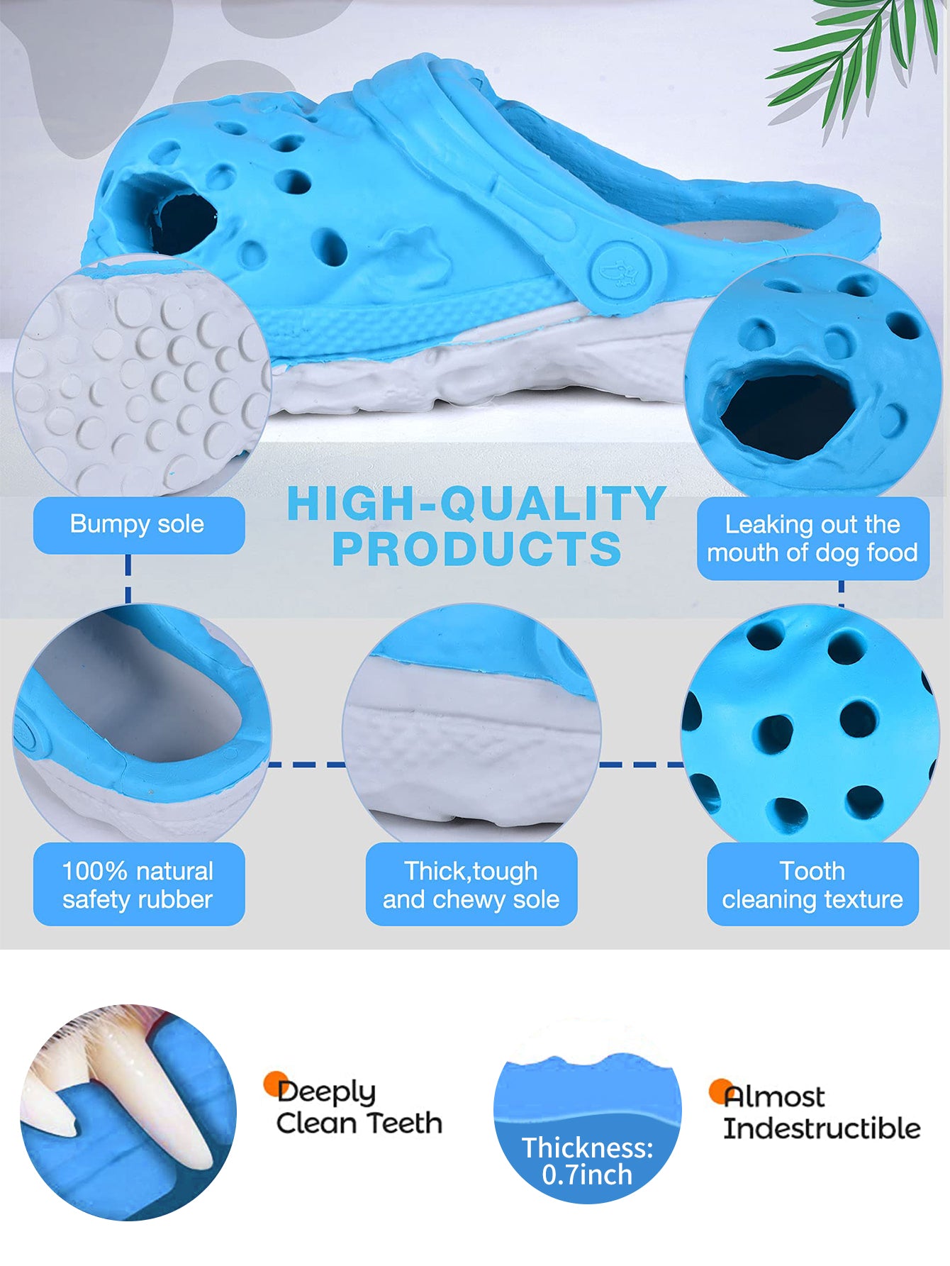 PETOPIA Ultra Tough Dog Toy Cozy Slipper