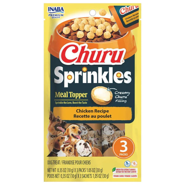 INABA Churu Dog Sprinkles Chicken 10G * 3Pack