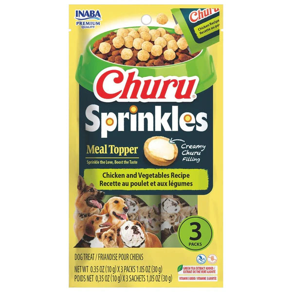INABA Churu Dog Sprinkles Chicken 10G * 3Pack