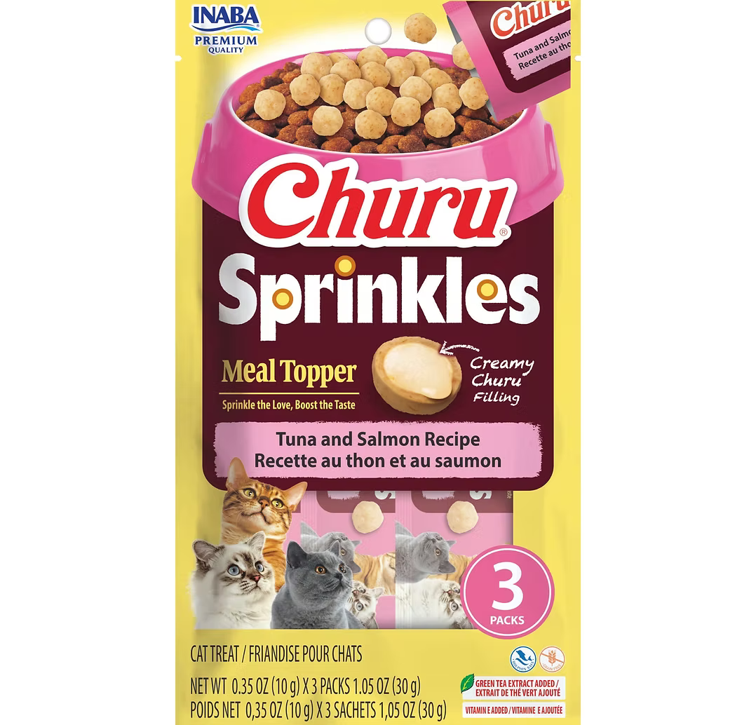 INABA Churu Sprinkles Meal Topper Cat Treats 10G * 3Pack