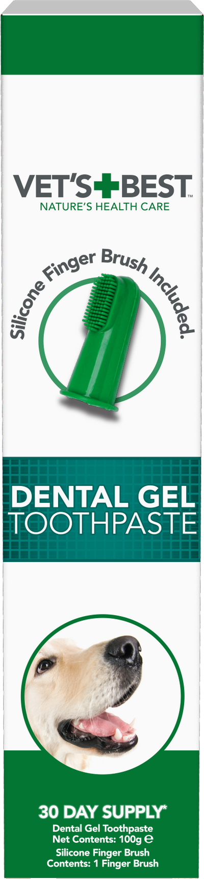 VET'S BEST Dental Gel Toothpaste for Dogs