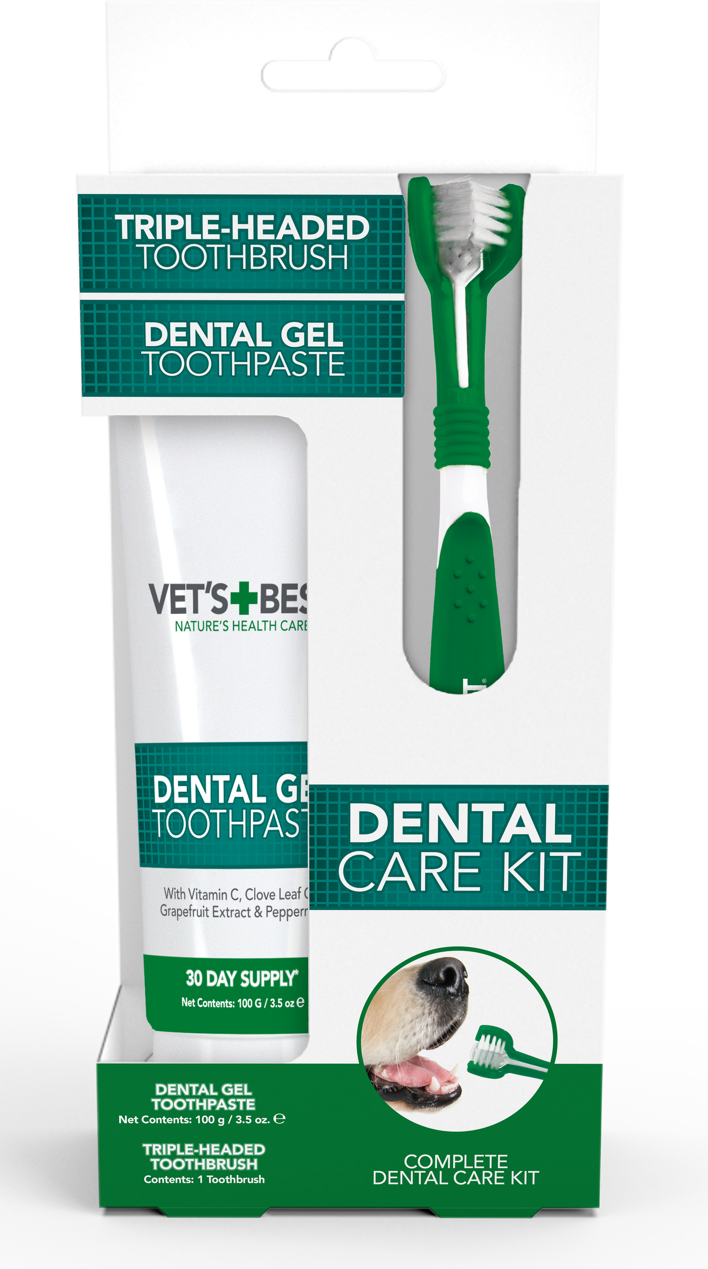 VET'S BEST Dental Care Kit For Dogs