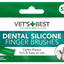 VET'S BEST Dental Silicone Finger Toothbrushes For Dogs