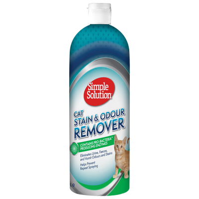 SIMPLE SOLUTION Stain & Odour Remover for Cats