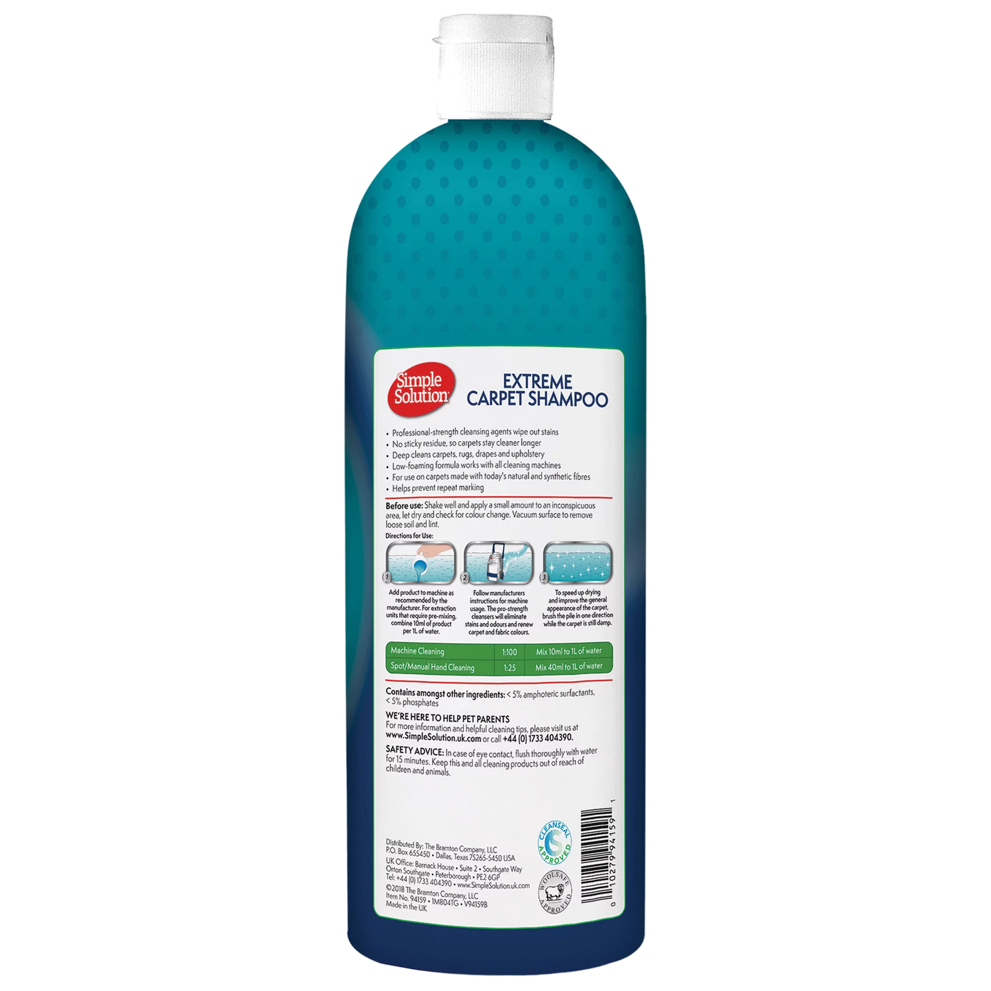 SIMPLE SOLUTION Extreme Carpet Shampoo