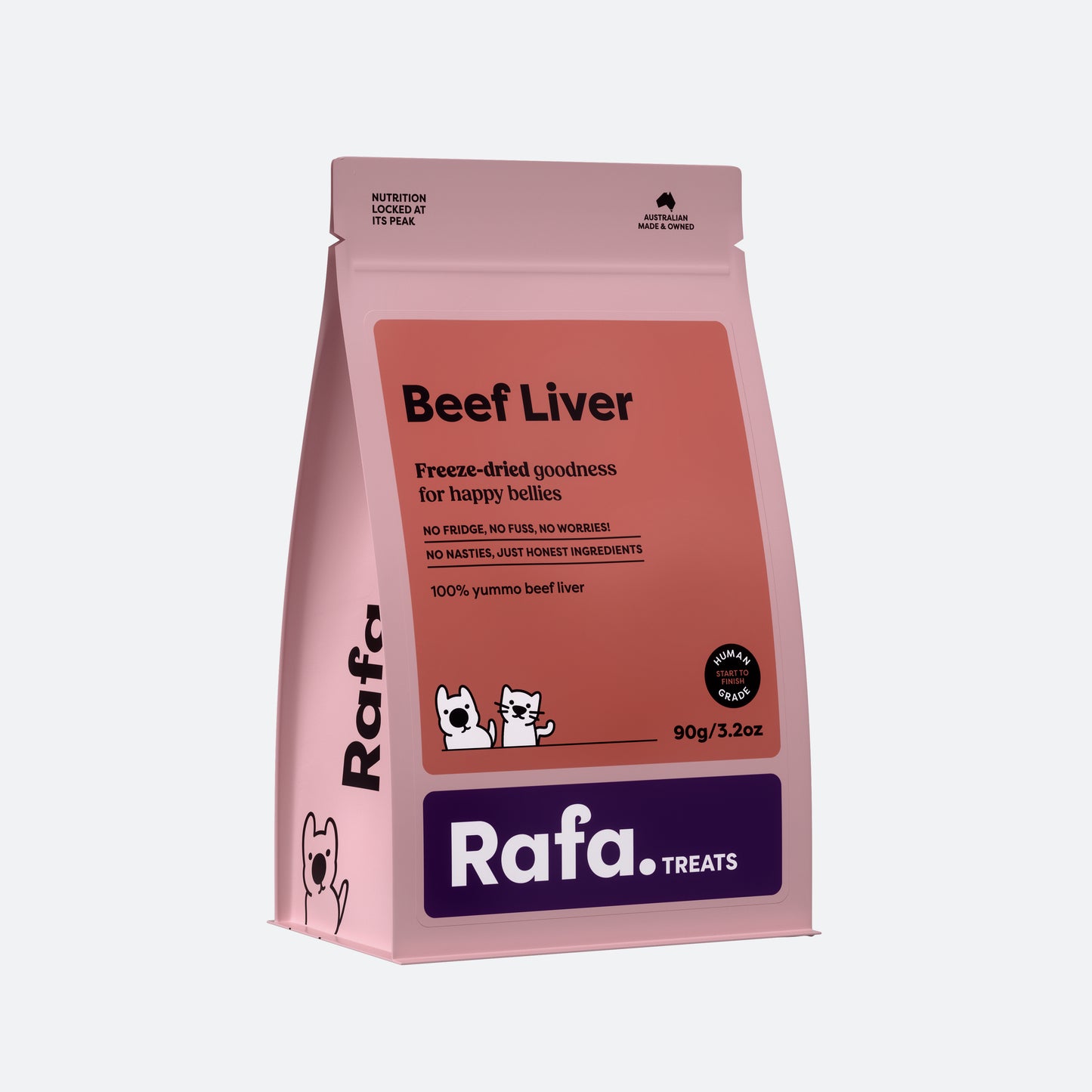 RAFA Raw Freeze-Dried Treats | Human-Grade Beef Liver