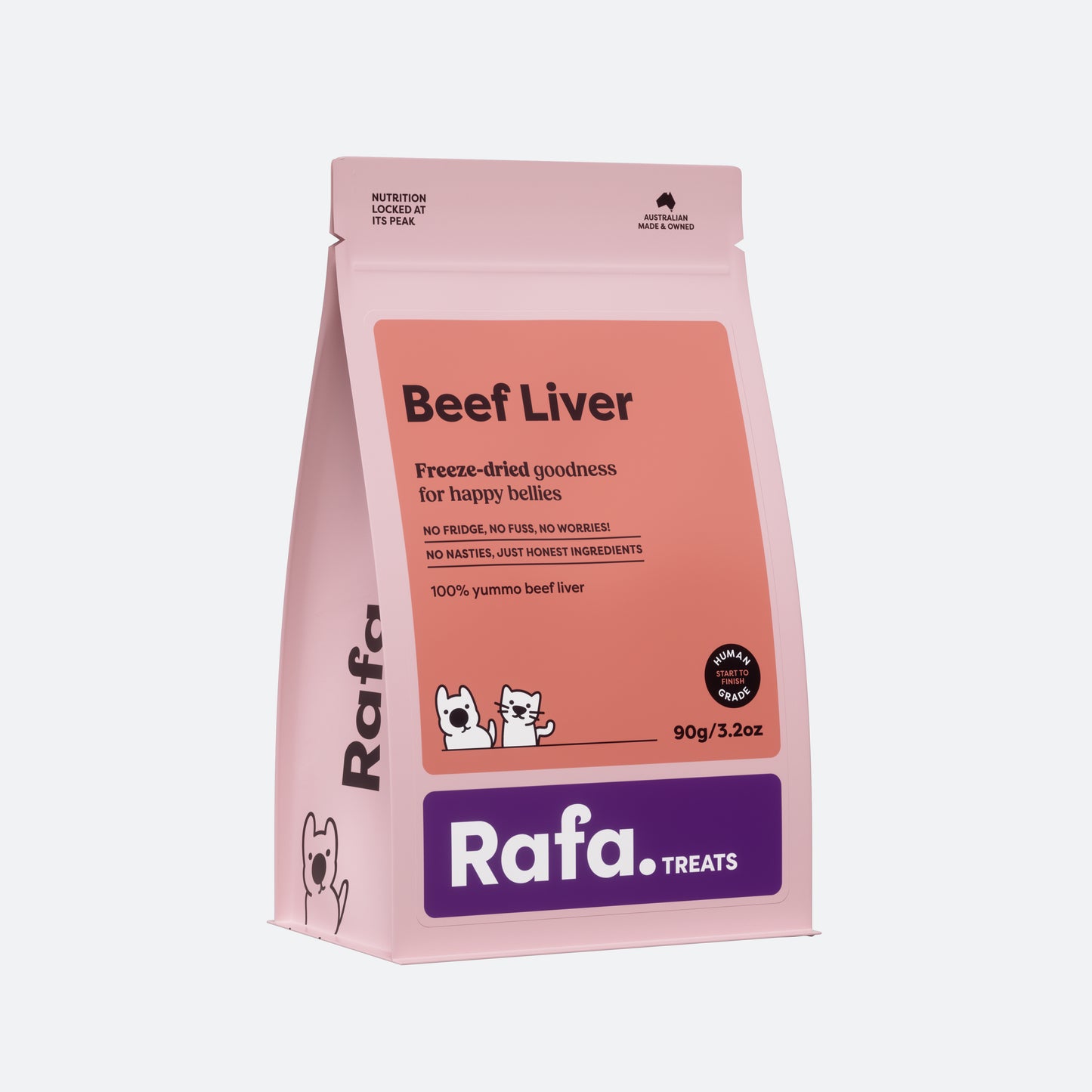 RAFA Raw Freeze-Dried Treats | Human-Grade Beef Liver