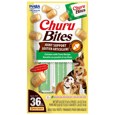 INABA  Churu Bites Joint Support Dog Treats 36G