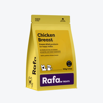 RAFA Raw Freeze-Dried Treats | Human-Grade Chicken Breast