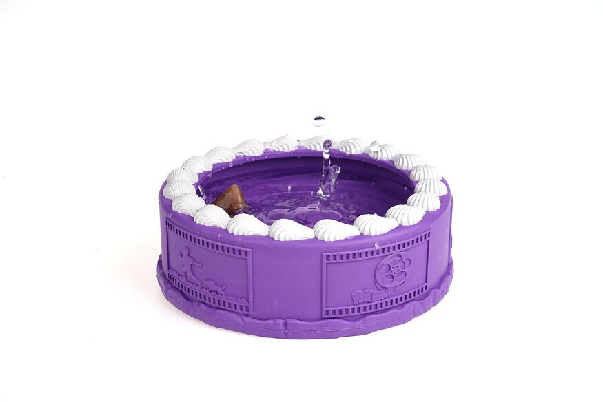 PETOPIA Ultra Tough Dog Toy Birthday Cake