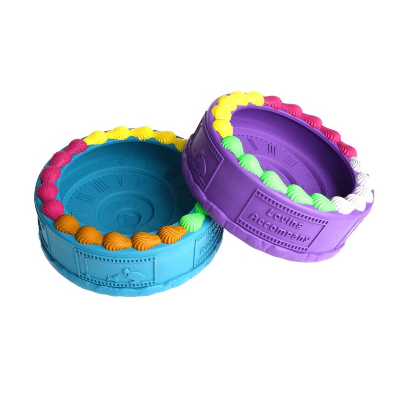 PETOPIA Ultra Tough Dog Toy Birthday Cake