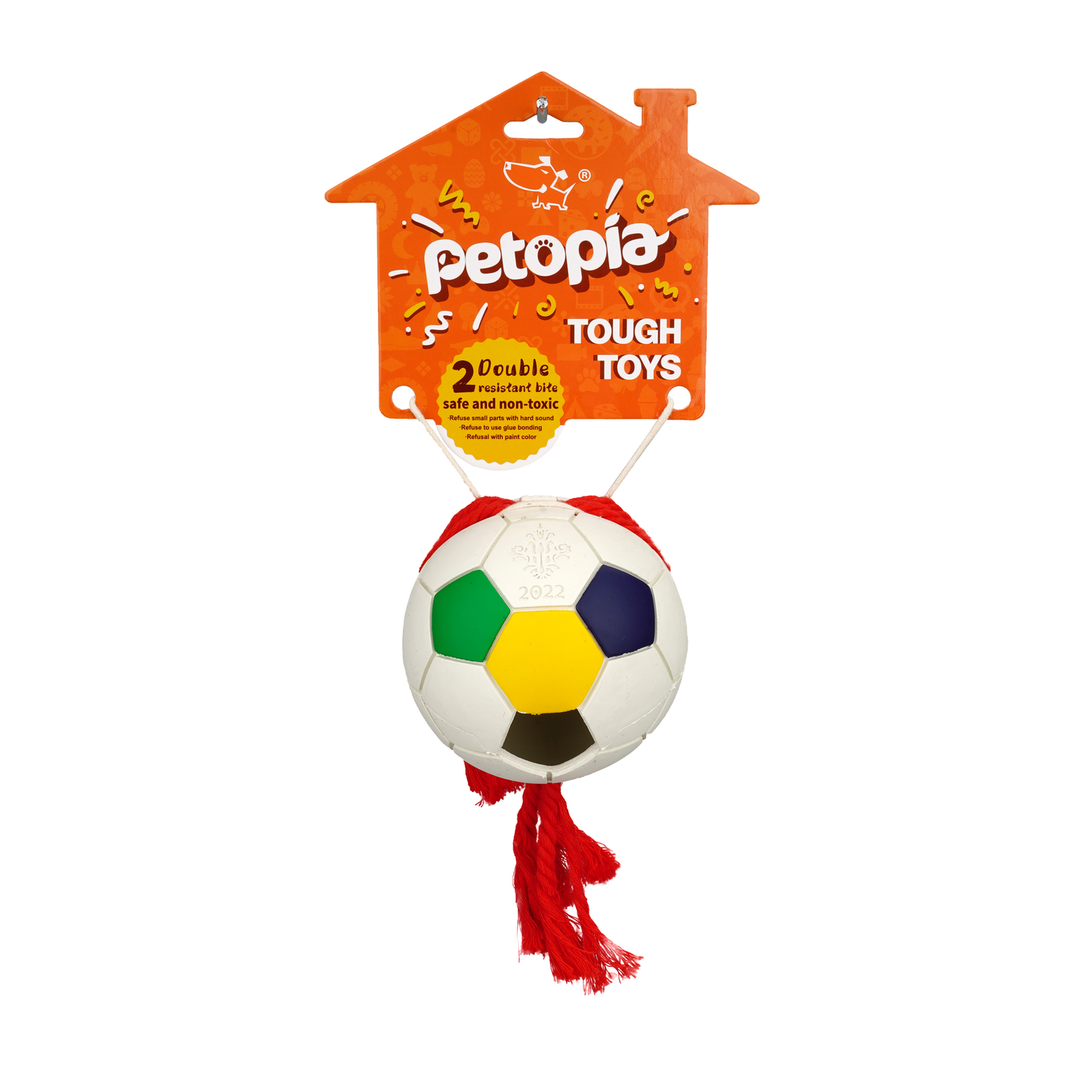 PETOPIA Ultra Tough Dog Toy Football Game