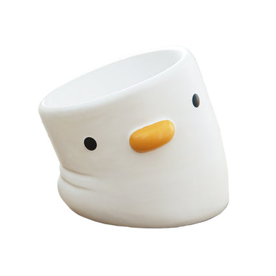 PURROOM Elevated Chick Ceramic Pet Bowl - Tilted (NEW)