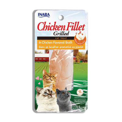 INABA Cat Grilled Chicken Fillet in Chicken Broth 15G