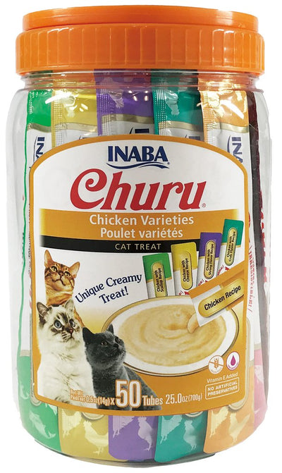 INABA Cat Churu Puree Chicken Varieties 50P