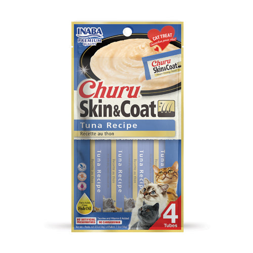 INABA Cat Churu Skin & Coat Tuna Recipe 56G