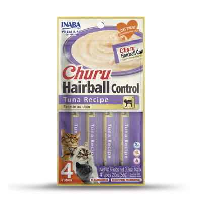 INABA Cat Churu Hairball Control Tuna Recipe 56G