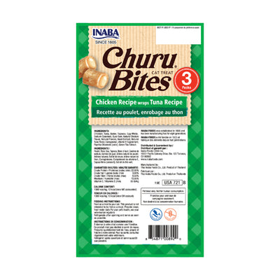 INABA Cat Churu Bites Chicken Wraps With Tuna 30G