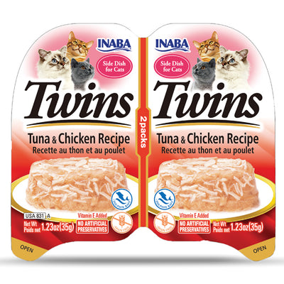 INABA Cat Twins Tuna & Chicken Recipe 70G