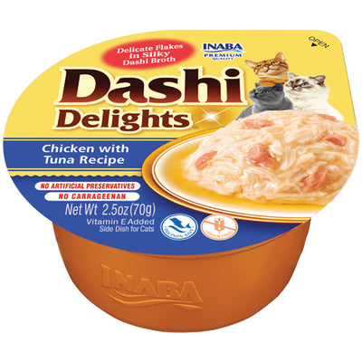 INABA Cat Dashi Delights Chicken with Tuna Recipe 70G