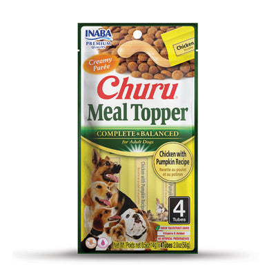 INABA Dog Churu Meal Topper Chicken with Pumpkin Recipe 56G