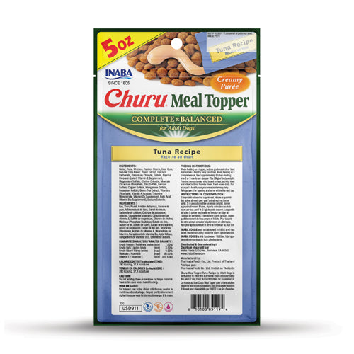 INABA Dog Churu Meal Topper Tuna Recipe 144G