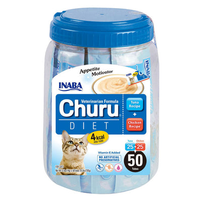 INABA Cat Churu Diet Tuna & Chicken Recipe 50P