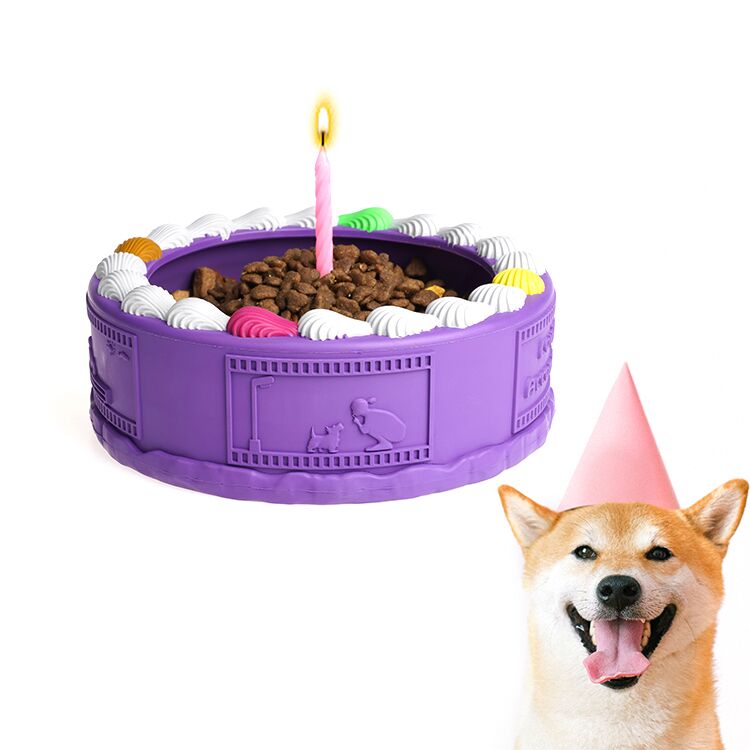 PETOPIA Ultra Tough Dog Toy Birthday Cake