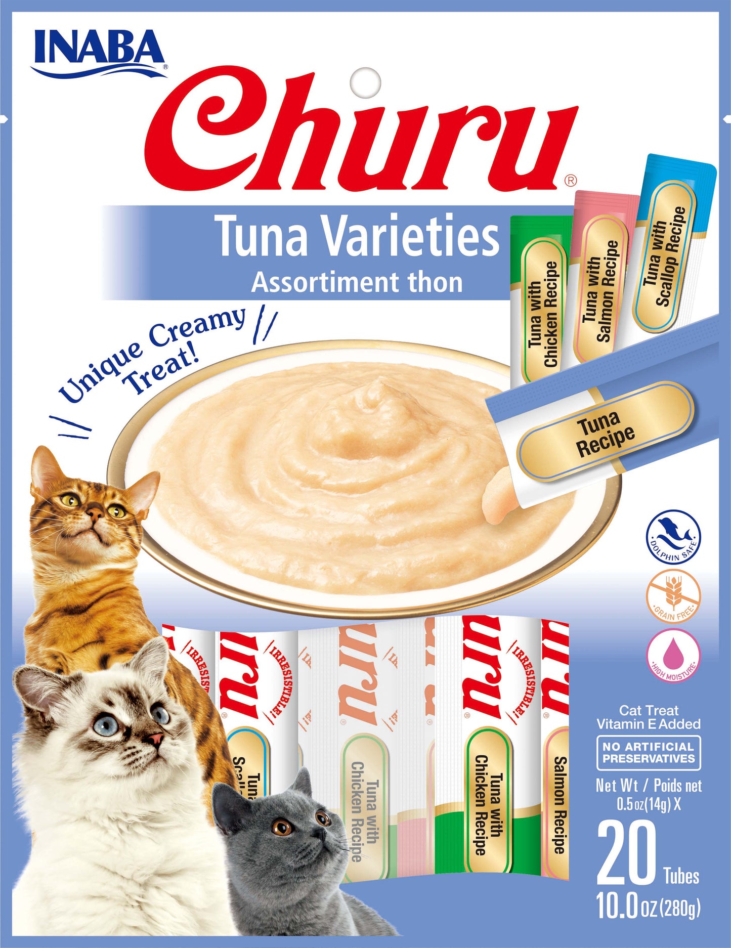 INABA Cat Churu Puree Tuna Varieties 20P