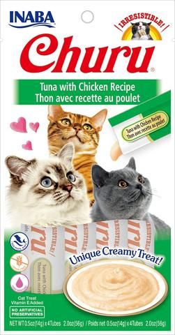 INABA Cat Churu Puree Tuna With Chicken 56G