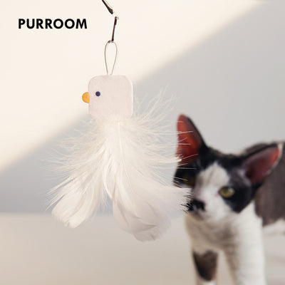 PURROOM Retractable Cat Teaser