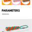 PAWZCITY Interactive Rope Stick With Loop - Rockmelon