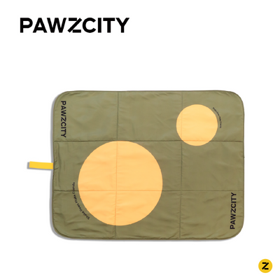 PAWZCITY Waterproof Travel Mat - Avocado